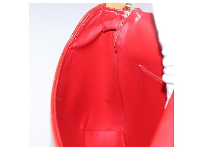 LOUIS VUITTON Borsa Thompson Street Monogram Vernis Rossa M91094 LV Auth bs33383 Rosso - vista 23