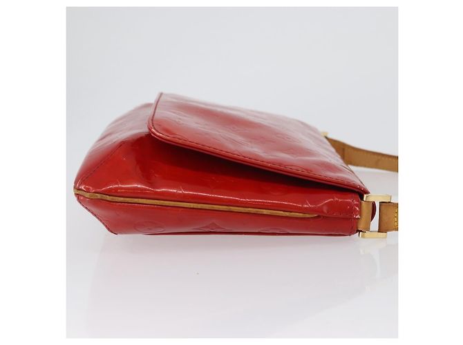 LOUIS VUITTON Borsa Thompson Street Monogram Vernis Rossa M91094 LV Auth bs33383 Rosso - vista 3