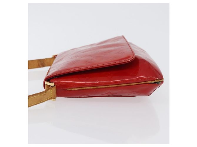 LOUIS VUITTON Borsa Thompson Street Monogram Vernis Rossa M91094 LV Auth bs33383 Rosso - vista 4