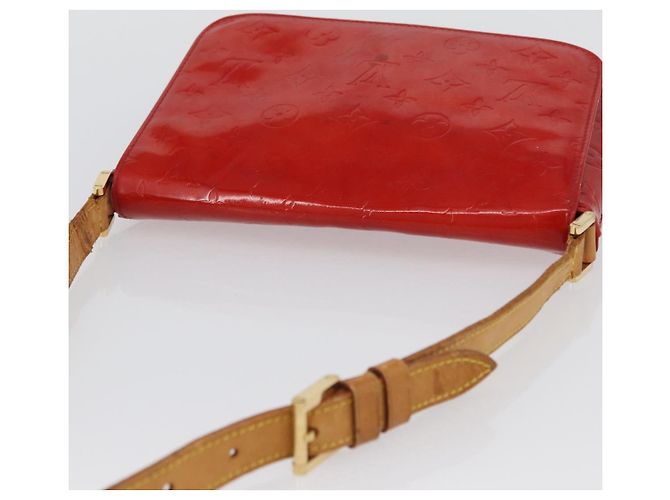 LOUIS VUITTON Borsa Thompson Street Monogram Vernis Rossa M91094 LV Auth bs33383 Rosso - vista 6