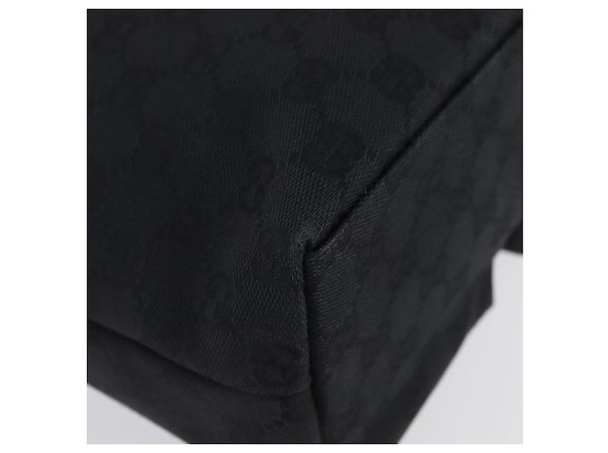 GUCCI GG Canvas Handtasche Schwarz Silber 002 1080 Auth fm5087 - Ansicht 12