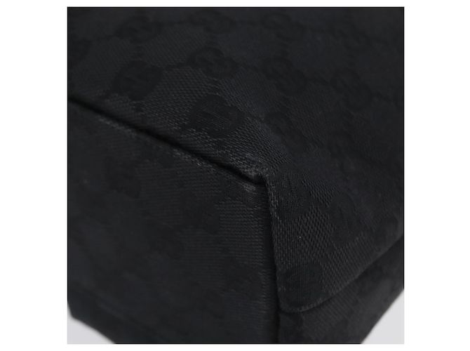 GUCCI GG Canvas Handtasche Schwarz Silber 002 1080 Auth fm5087 - Ansicht 13