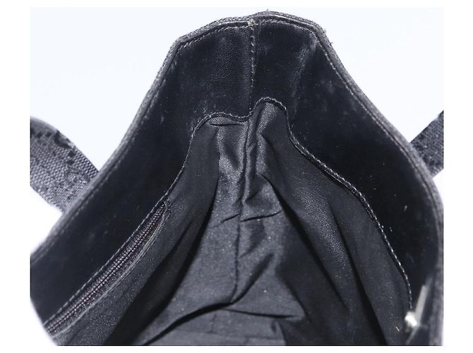 GUCCI GG Canvas Handtasche Schwarz Silber 002 1080 Auth fm5087 - Ansicht 16