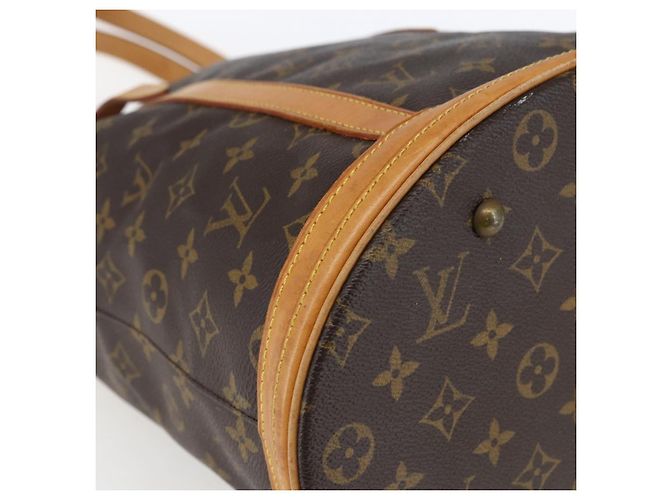 LOUIS VUITTON Borsa a Spalla Monogram Bucket GM M42236 LV Auth ka2478 Monogramma - vista 15