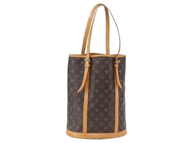 LOUIS VUITTON Borsa a Spalla Monogram Bucket GM M42236 LV Auth ka2478 Monogramma - vista 2