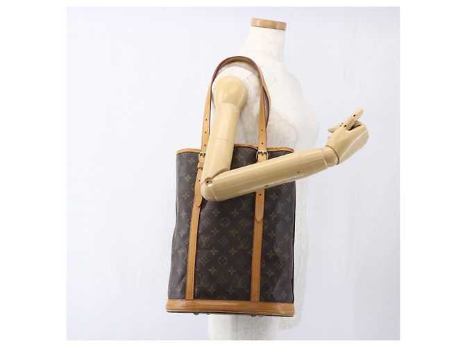 LOUIS VUITTON Borsa a Spalla Monogram Bucket GM M42236 LV Auth ka2478 Monogramma - vista 22