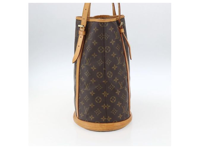 LOUIS VUITTON Borsa a Spalla Monogram Bucket GM M42236 LV Auth ka2478 Monogramma - vista 3