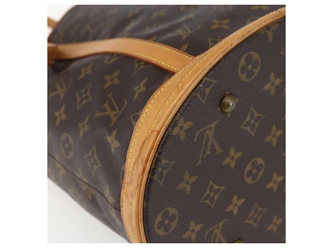 LOUIS VUITTON Borsa a Spalla Monogram Bucket GM M42236 LV Auth ka2478 Monogramma - vista 9