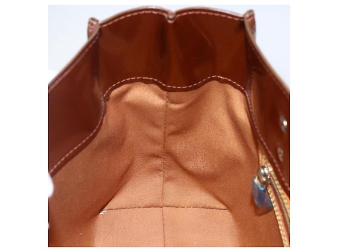 LOUIS VUITTON Borsa a Mano Monogram Vernis Reade PM Bronzo M91146 LV Auth th6587 - vista 18