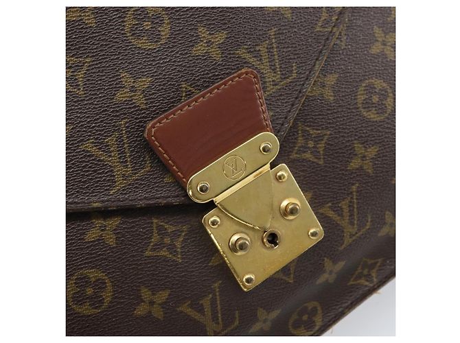 LOUIS VUITTON Borsa Porta Documenti a Tracolla Monogram M53338 LV Auth ka2476 Monogramma - vista 18