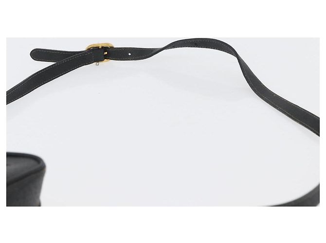 Borsa Sherry Line GG Supreme Web Gucci in PVC nero e oro 72 02 088 Auth 170825A D'oro - vista 8