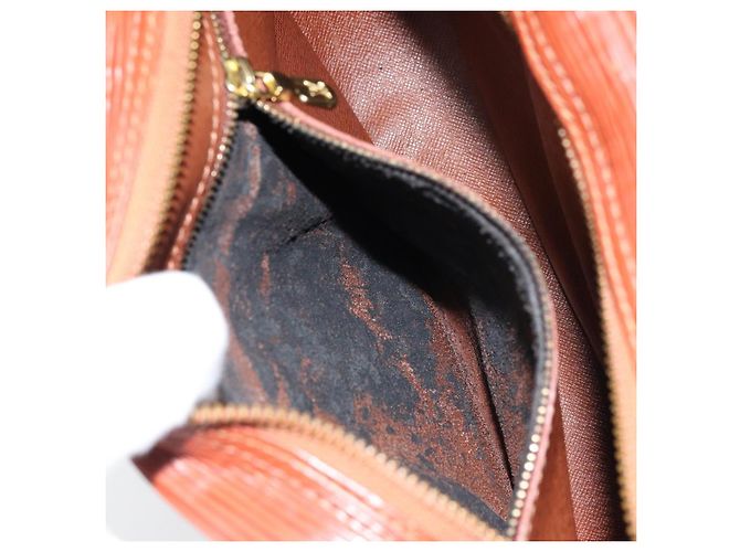 LOUIS VUITTON Borsa a Spalla Epi Jeune FilleMM Marrone M52153 LV Auth ep13542 - vista 11