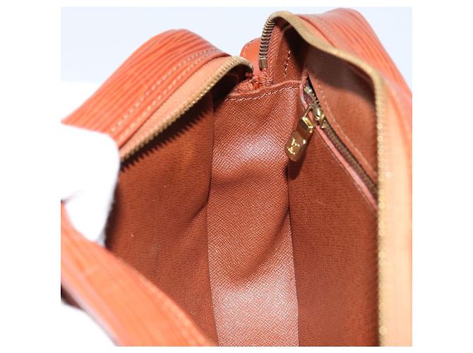 LOUIS VUITTON Borsa a Spalla Epi Jeune FilleMM Marrone M52153 LV Auth ep13542 - vista 22