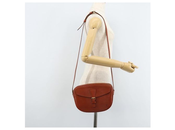 LOUIS VUITTON Borsa a Spalla Epi Jeune FilleMM Marrone M52153 LV Auth ep13542 - vista 25