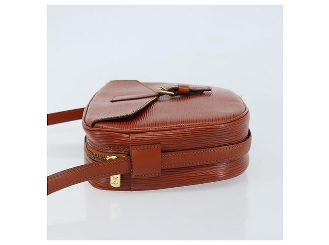 LOUIS VUITTON Borsa a Spalla Epi Jeune FilleMM Marrone M52153 LV Auth ep13542 - vista 4