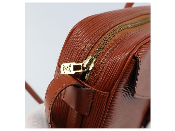 LOUIS VUITTON Borsa a Spalla Epi Jeune FilleMM Marrone M52153 LV Auth ep13542 - vista 9