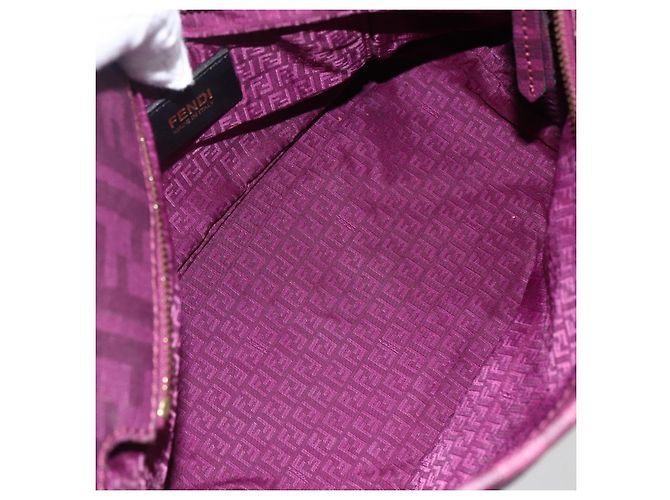 Borsa a mano in tela Zucca FENDI PVC viola oro Auth fm5149 D'oro Porpora - vista 11