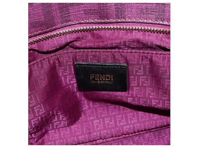 Borsa a mano in tela Zucca FENDI PVC viola oro Auth fm5149 D'oro Porpora - vista 18