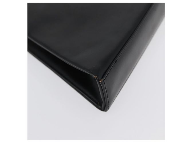 SAINT LAURENT Borsa a Spalla in Pelle Nera Dorata Auth 173508 Nero D'oro - vista 15