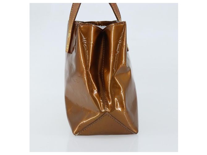 LOUIS VUITTON Borsa a Mano Monogram Vernis Reade PM Bronzo M91146 LV Auth 172114 - vista 3