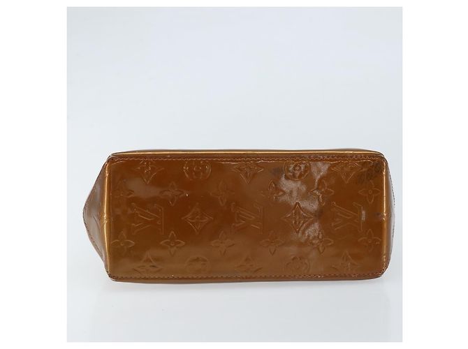 LOUIS VUITTON Borsa a Mano Monogram Vernis Reade PM Bronzo M91146 LV Auth 172114 - vista 5