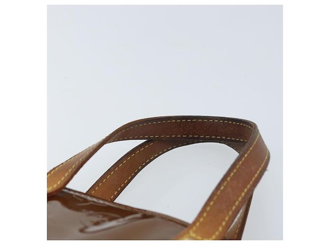 LOUIS VUITTON Borsa a Mano Monogram Vernis Reade PM Bronzo M91146 LV Auth 172114 - vista 8