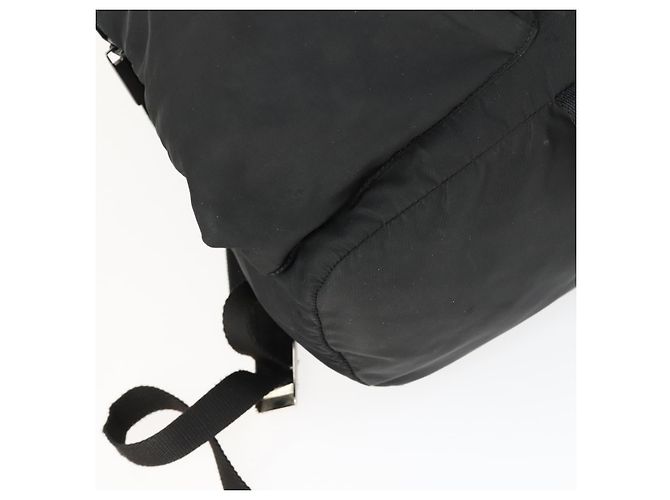 PRADA Backpack Nylon Black Silver Auth am10580 Silvery - view 17