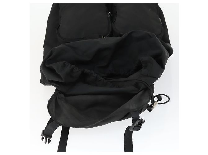 PRADA Backpack Nylon Black Silver Auth am10580 Silvery - view 22