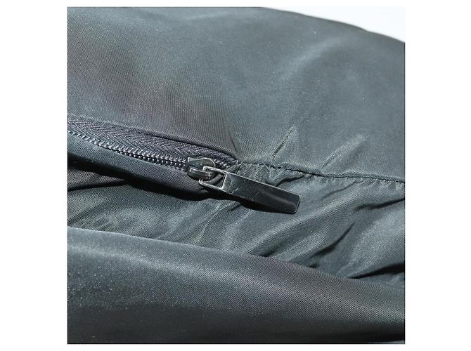 PRADA Backpack Nylon Black Silver Auth am10580 Silvery - view 26