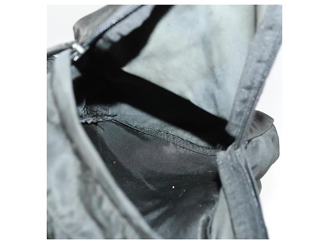 PRADA Backpack Nylon Black Silver Auth am10580 Silvery - view 27