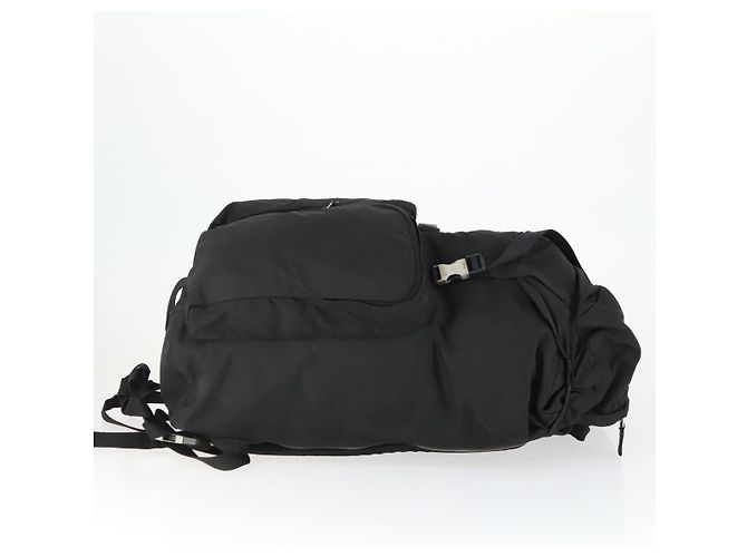 PRADA Backpack Nylon Black Silver Auth am10580 Silvery - view 3