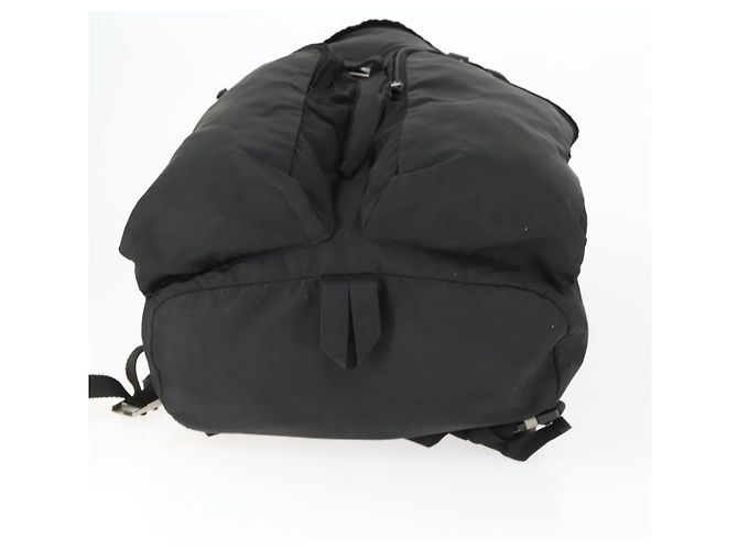 PRADA Backpack Nylon Black Silver Auth am10580 Silvery - view 5