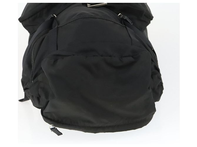 PRADA Backpack Nylon Black Silver Auth am10580 Silvery - view 6