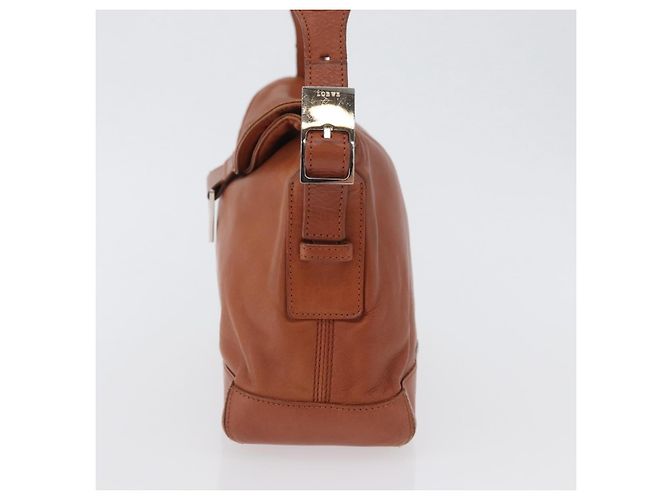Borsa a Spalla LOEWE in Pelle Marrone Argento Autentica bs33487 - vista 3