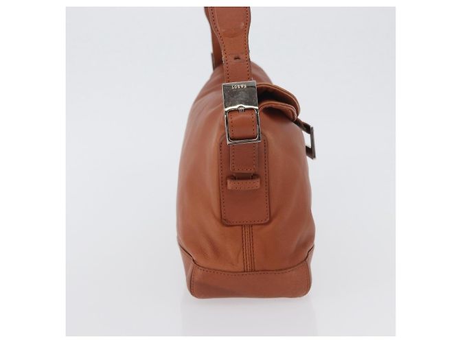 Borsa a Spalla LOEWE in Pelle Marrone Argento Autentica bs33487 - vista 4
