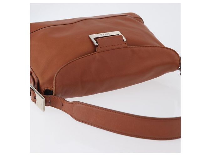 Borsa a Spalla LOEWE in Pelle Marrone Argento Autentica bs33487 - vista 6