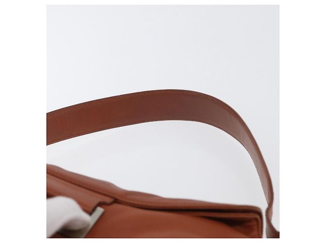 Borsa a Spalla LOEWE in Pelle Marrone Argento Autentica bs33487 - vista 8