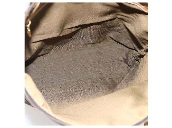 FENDI Zucca Canvas Handtasche Braun Schwarz Auth ep13422 - Ansicht 11