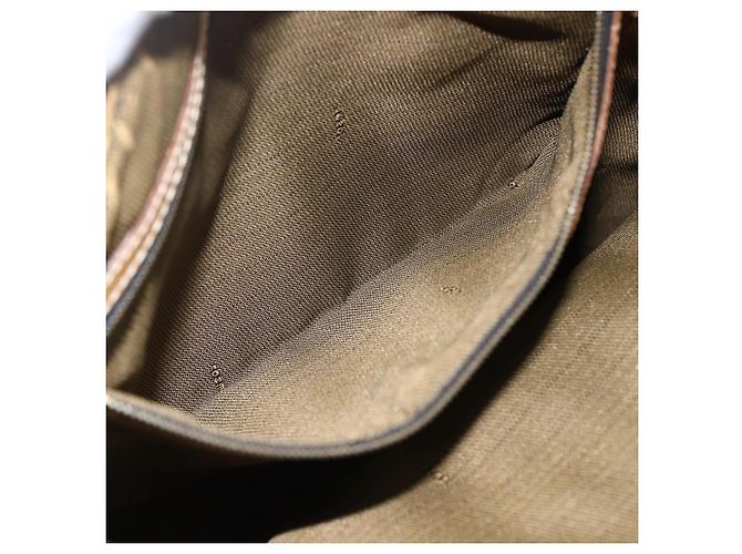 FENDI Zucca Canvas Handtasche Braun Schwarz Auth ep13422 - Ansicht 21