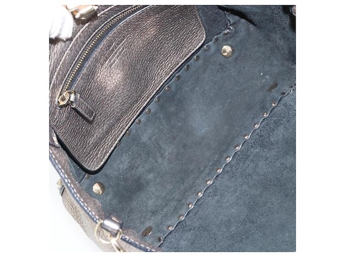 Valentino Borsa Tote in pelle 2 in 1 oro Auth BA10421 D'oro - vista 11