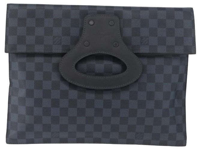 LOUIS VUITTON Borsa Clutch Portfolio Damier Cobalt N51101 LV Auth ka2451 - vista 13
