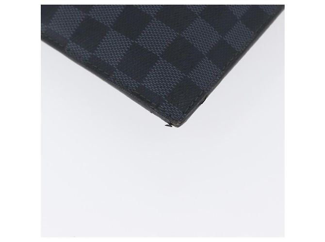 LOUIS VUITTON Borsa Clutch Portfolio Damier Cobalt N51101 LV Auth ka2451 - vista 9