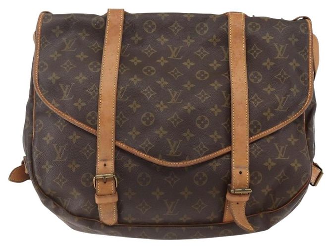 LOUIS VUITTON Borsa a Spalla Monogram Saumur 43 M42252 LV Auth ka2537 Monogramma - vista 13