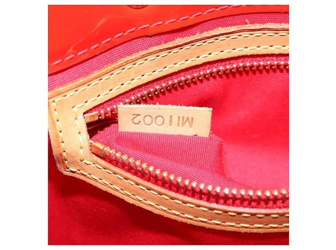 LOUIS VUITTON Monogram Vernis Reade PM Handtasche Rot M91088 LV Auth 173241 - Ansicht 12