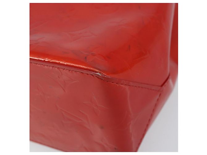LOUIS VUITTON Monogram Vernis Reade PM Handtasche Rot M91088 LV Auth 173241 - Ansicht 14