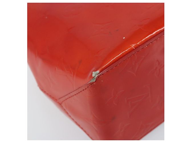 LOUIS VUITTON Monogram Vernis Reade PM Handtasche Rot M91088 LV Auth 173241 - Ansicht 15