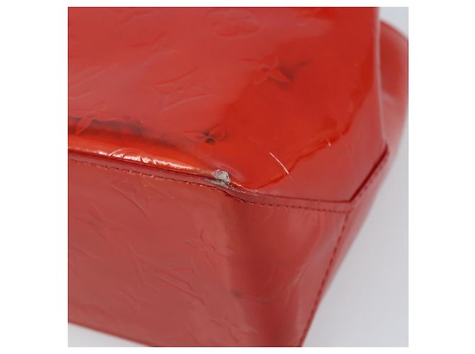 LOUIS VUITTON Monogram Vernis Reade PM Handtasche Rot M91088 LV Auth 173241 - Ansicht 16