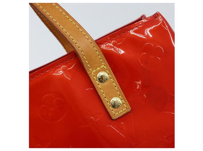 LOUIS VUITTON Monogram Vernis Reade PM Handtasche Rot M91088 LV Auth 173241 - Ansicht 18