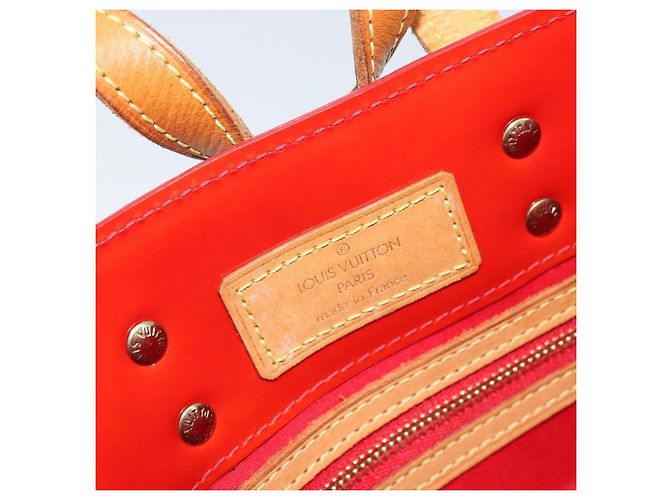 LOUIS VUITTON Monogram Vernis Reade PM Handtasche Rot M91088 LV Auth 173241 - Ansicht 19