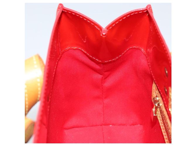 LOUIS VUITTON Monogram Vernis Reade PM Handtasche Rot M91088 LV Auth 173241 - Ansicht 21